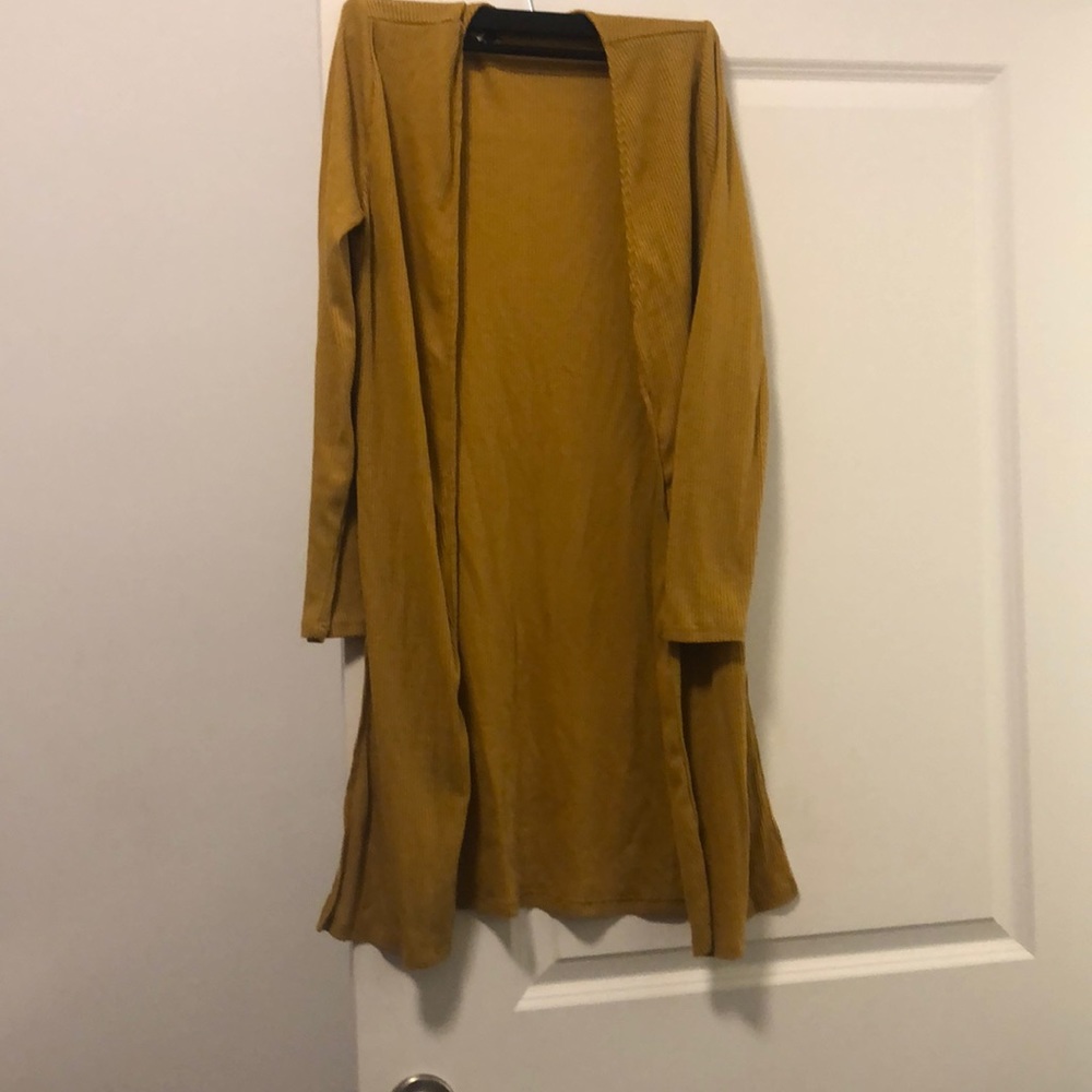 Ambiance Yellow  mustard cardigans